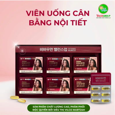 SHQ21 Thực phẩm bảo vệ sức khỏe VIVA WOMAN BALANCE UP 1000mg/viên, 180 viên/hộp - Viên uống cân bằng nội tiết & làm đẹp toàn diện cho phụ nữ hiện đại!