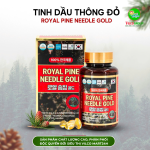 SHQ19 Thực phẩm bảo vệ sức khỏe Tinh Dầu Thông Đỏ Royal Pine Needle Gold 450 mgx 100 viên/hộp - Sức Khỏe Tim Mạch, Bí Quyết Từ Thiên Nhiên