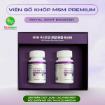 SHQ15 Thực phẩm bảo vệ sức khoẻ VIÊN BỔ KHỚP MSM Premium Royal Joint Booster (800mg*60 viên)- Khớp Mạnh Mẽ, Chuyển Động Êm Mượt!