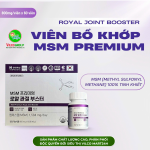 SHQ15 Thực phẩm bảo vệ sức khoẻ VIÊN BỔ KHỚP MSM Premium Royal Joint Booster (800mg*60 viên)- Khớp Mạnh Mẽ, Chuyển Động Êm Mượt!