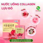 SHQ4 THỰC PHẨM BỔ SUNG NƯỚC UỐNG COLLAGEN LỰU ĐỎ (Premium Pomegranate Collagen), 50ml/ gói, 60 gói/ hộp- GIỮ TRỌN NÉT TUỔI XUÂN CHO LÀN DA (60 Gói)