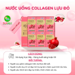 SHQ4 THỰC PHẨM BỔ SUNG NƯỚC UỐNG COLLAGEN LỰU ĐỎ (Premium Pomegranate Collagen), 50ml/ gói, 60 gói/ hộp- GIỮ TRỌN NÉT TUỔI XUÂN CHO LÀN DA (60 Gói)