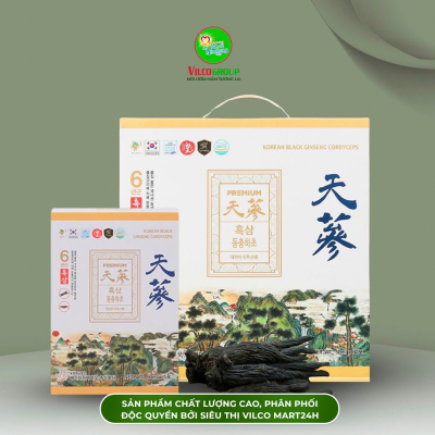 SHQ33 THỰC PHẨM BỔ SUNG NƯỚC HẮC SÂM ĐÔNG TRÙNG - ĐỘT PHÁ VỚI THÀNH PHẦN HẮC SÂM GIÁ TRỊ CAO (60 Gói)