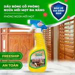 Dầu bóng gỗ đa năng Apollo Green 550gr