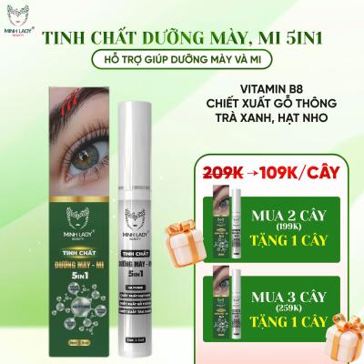 Tinh chất 5in1 dưỡng Mày mi Minh Lady Beauty  Dưỡng Mi và Mày Hiệu Quả