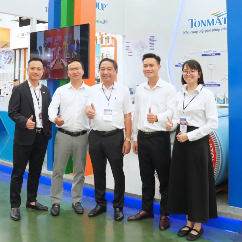 Tonmat đưa sản phẩm cách nhiệt đến triển lãm thành tựu đất nước