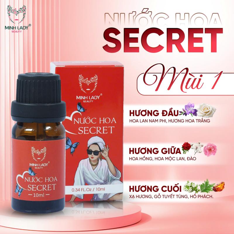 NƯỚC HOA LÀM THƠM VÙNG KÍN MINH LADY BEAUTY NAM NỮ LƯU HƯƠNG 10ML [CÓ CHE TÊN] Perfume Cosmetic