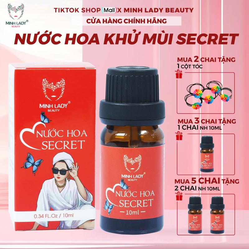 NƯỚC HOA LÀM THƠM VÙNG KÍN MINH LADY BEAUTY NAM NỮ LƯU HƯƠNG 10ML [CÓ CHE TÊN] Perfume Cosmetic