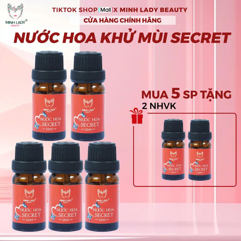 NƯỚC HOA LÀM THƠM VÙNG KÍN MINH LADY BEAUTY NAM NỮ LƯU HƯƠNG 10ML [CÓ CHE TÊN] Perfume Cosmetic