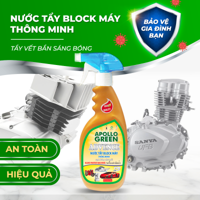 Nước tẩy BlockMay đa năng Apollo Green 650gr